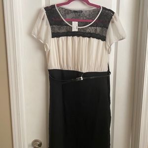 Maurices Lace Neck Belted Bodycon Dress (14)